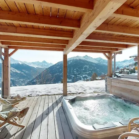 בקתה Etoiles Des Neiges Luxe & Jacuzzi 12 Pers By Alpvision Residences Hérémence