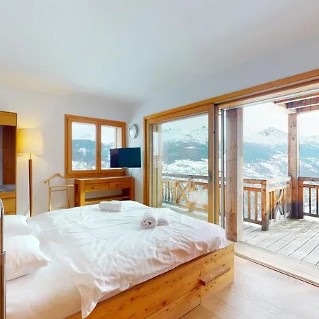 Etoiles Des Neiges Luxe & Jacuzzi 12 Pers By Alpvision Residences Chalé Hérémence
