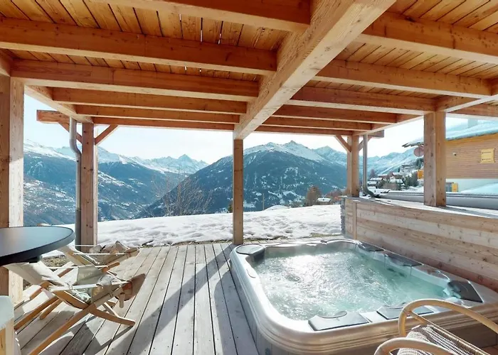 Dağ evi Etoiles Des Neiges Luxe & Jacuzzi 12 Pers By Alpvision Residences Hérémence