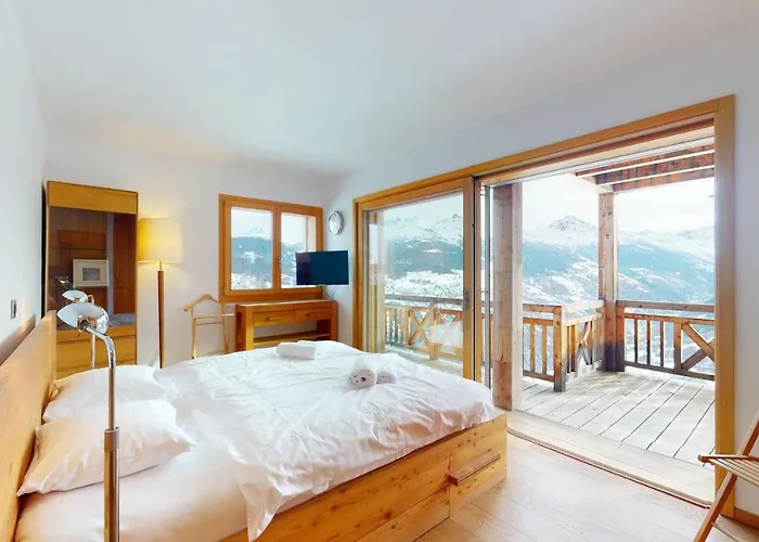 Etoiles Des Neiges Luxe & Jacuzzi 12 Pers By Alpvision Residences Dağ evi Hérémence